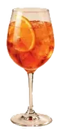 Aperol Spritz mit Orange